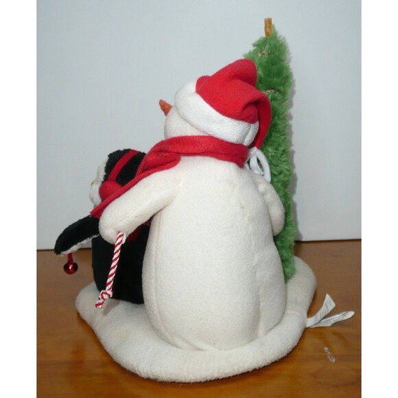 2006 Hallmark Jingle Pals Snowman Penguin Animated Musical Singing Plush Works - Picture 5 of 6